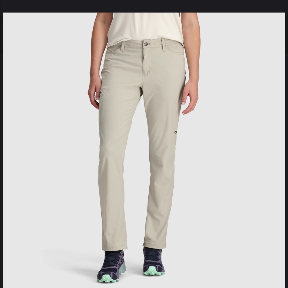 Outdoor Research Womens Ferrosi Convert Pants Hiking Active Dark Sand 14